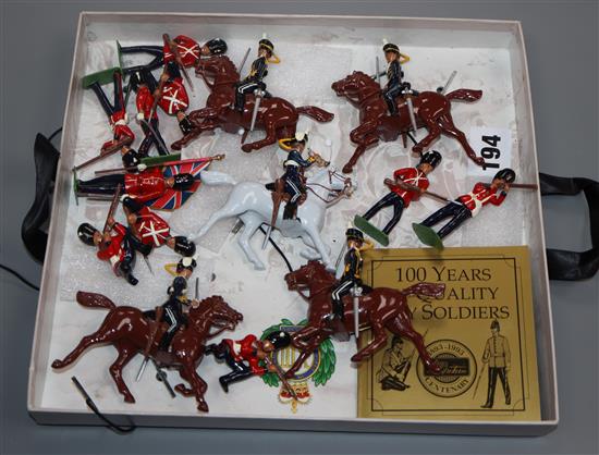 A quantity of W. Britains cold painted toy soldiers